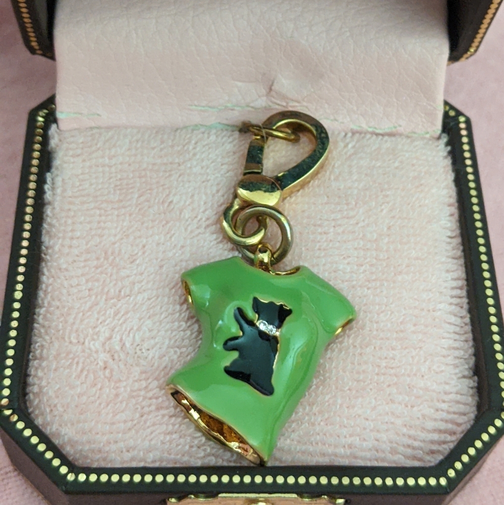 Juicy Couture Yorkie T Shirt Charm